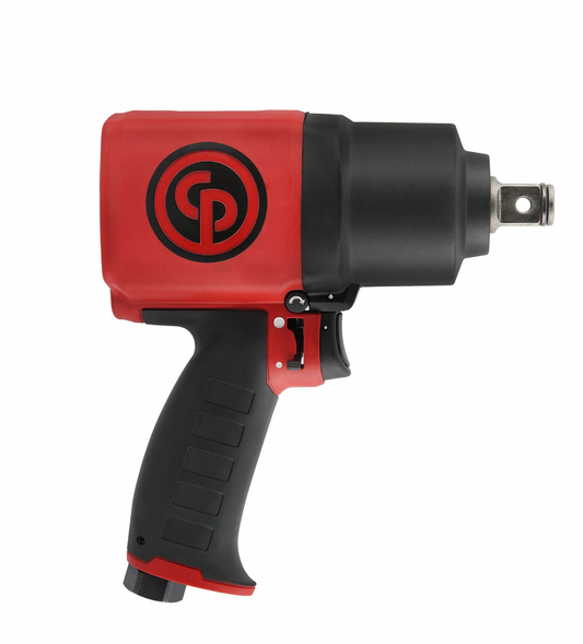 Πνευματικό κλειδί κρούσης 3/4" Chicago Pneumatic CP7769 με εργονομική λαβή τύπου πιστολιού, ελαφριά και ανθεκτική κατασκευή από σύνθετα υλικά, για επαγγελματική χρήση υψηλής ροπής σε βαριές μηχανικές εργασίες και συνεργεία.