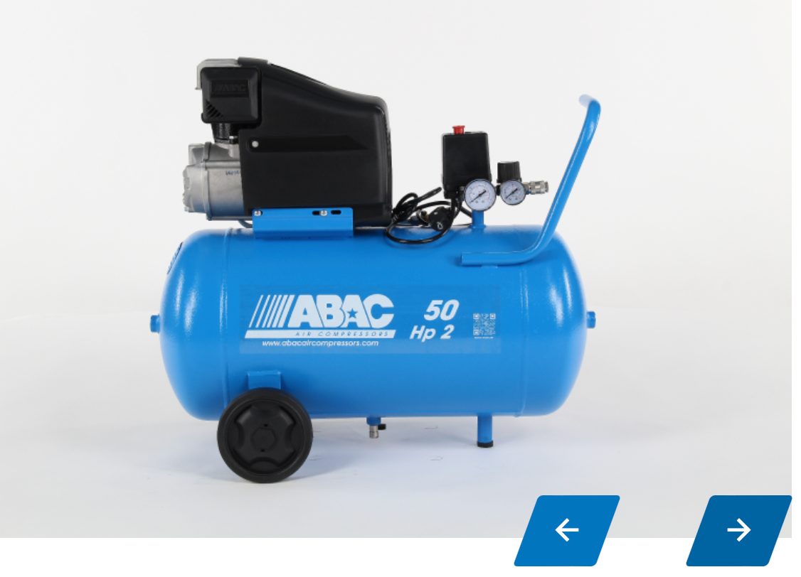 ABAC Monte Carlo air compressor 2HP 50L επαγγελματικής κατηγορίας