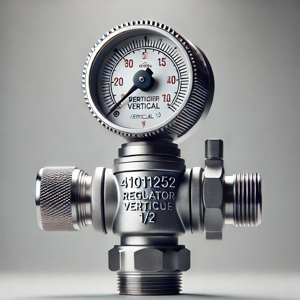 ⚙️ 41011252 REGULATOR VERTICAL 1/2 – 1/2'' Vertical Pressure Regulator for Industrial & Hydraulic Applications | Immediate Delivery Cyprus