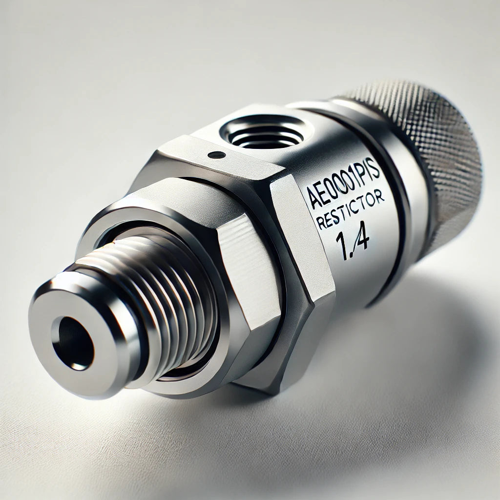 âī¸ AE0001PIS RESTRICTOR 1/4 â 1/4'' Flow Restrictor for Hydraulic & Industrial Systems | Immediate Delivery Cyprus