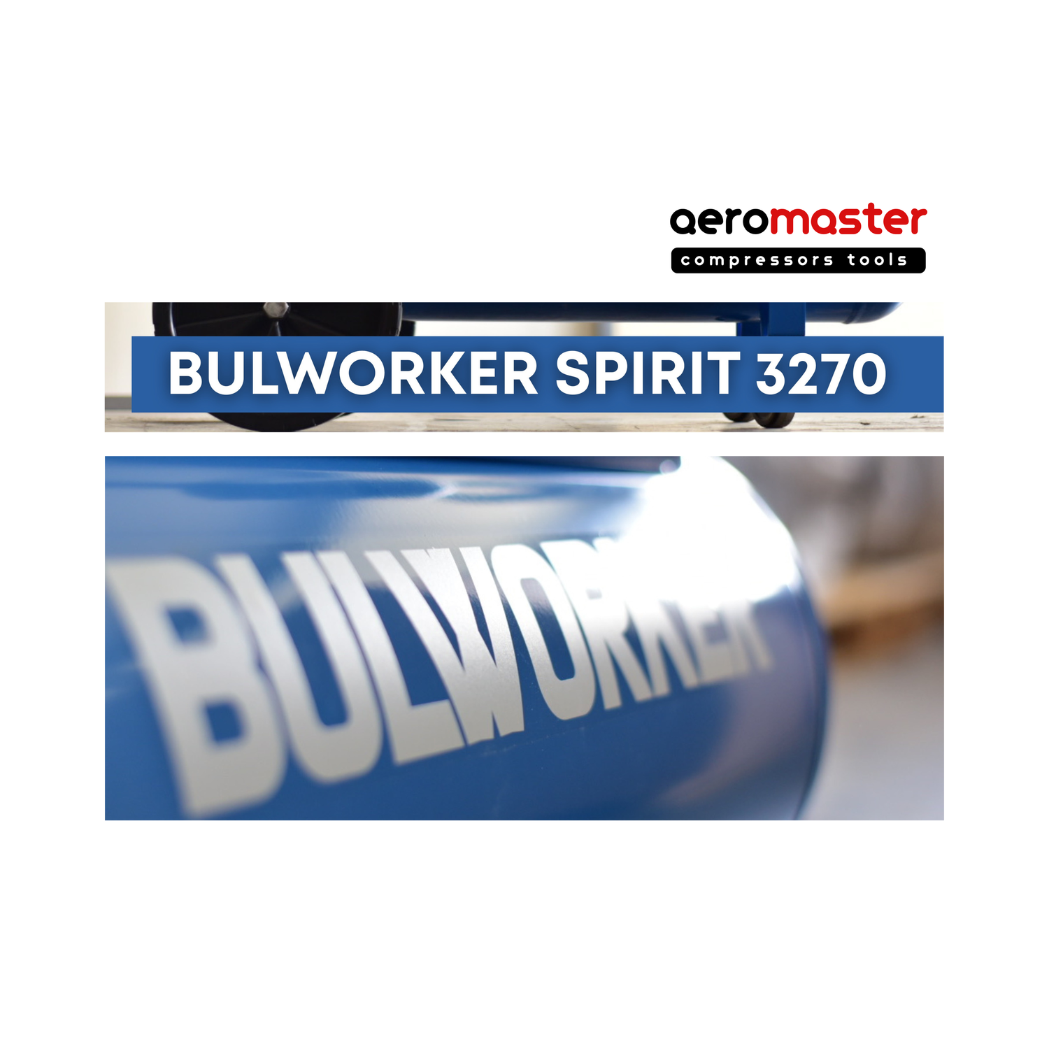 Bulworker αεροσυμπιεστής από την AEROMASTER για βιομηχανική χρήση και συνεχή παροχή πεπιεσμένου αέρα