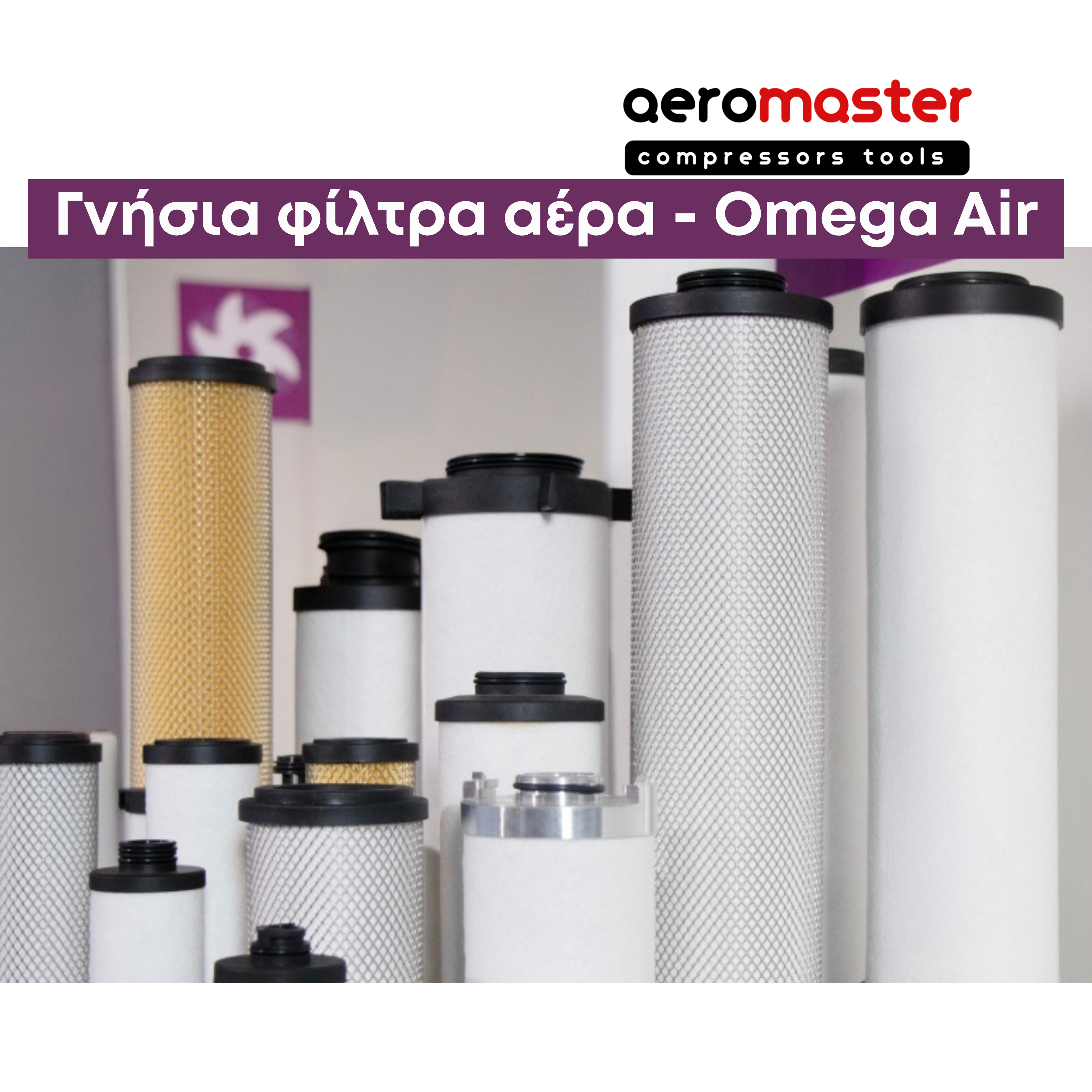 Omega Air Filter Cartridges – AEROMASTER