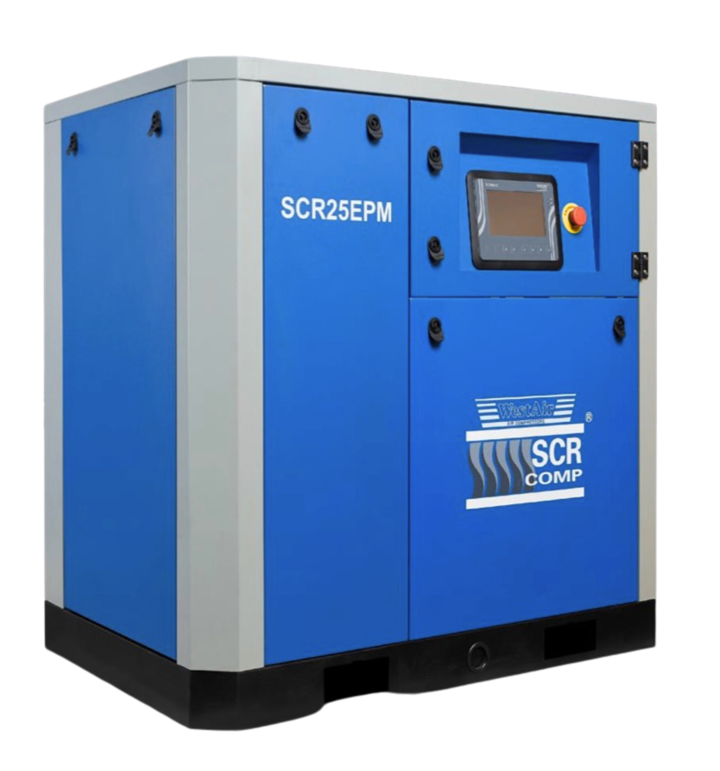 SCR 25 EPM 8 βιομηχανικός αεροσυμπιεστής κοχλία 25HP με τεχνολογία VSD και Permanent Magnet κινητήρα