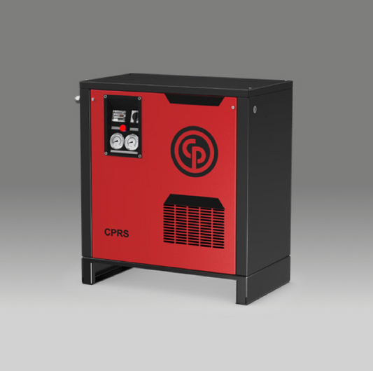 Used Chicago Pneumatic CPRS 327 12S FT silent piston air compressor second hand industrial unit
