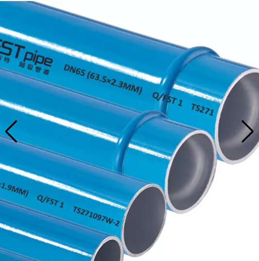 BLUE ALUMINIUM PIPE DN20 for industrial compressed air systems