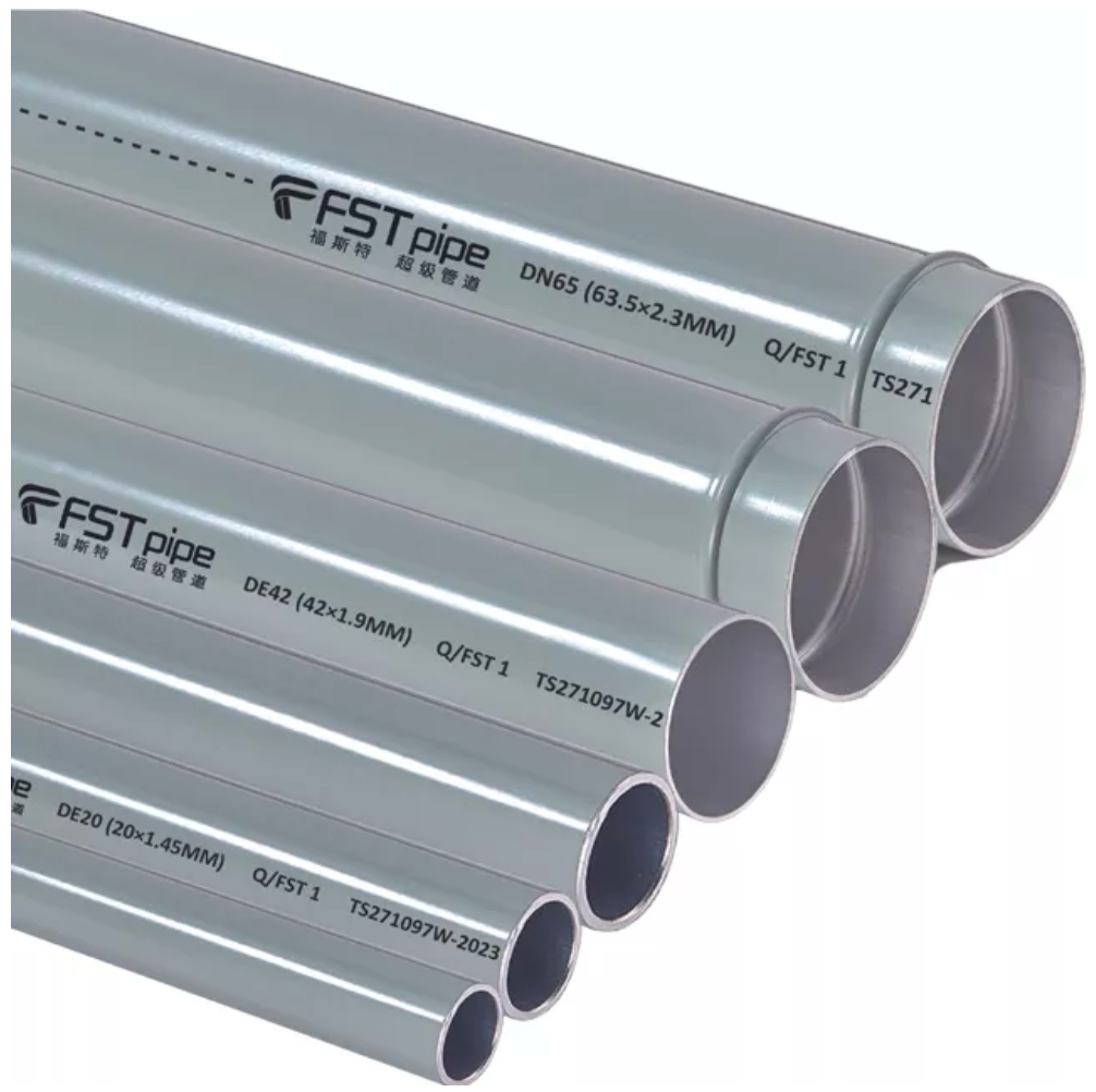 BLUE ALUMINIUM PIPE DN20 for industrial compressed air systems