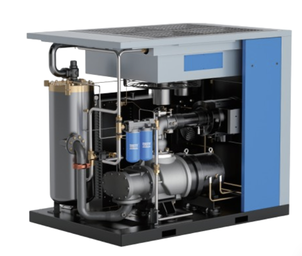 SCR 25 EPM 8 βιομηχανικός αεροσυμπιεστής κοχλία 25HP με τεχνολογία VSD και Permanent Magnet κινητήρα