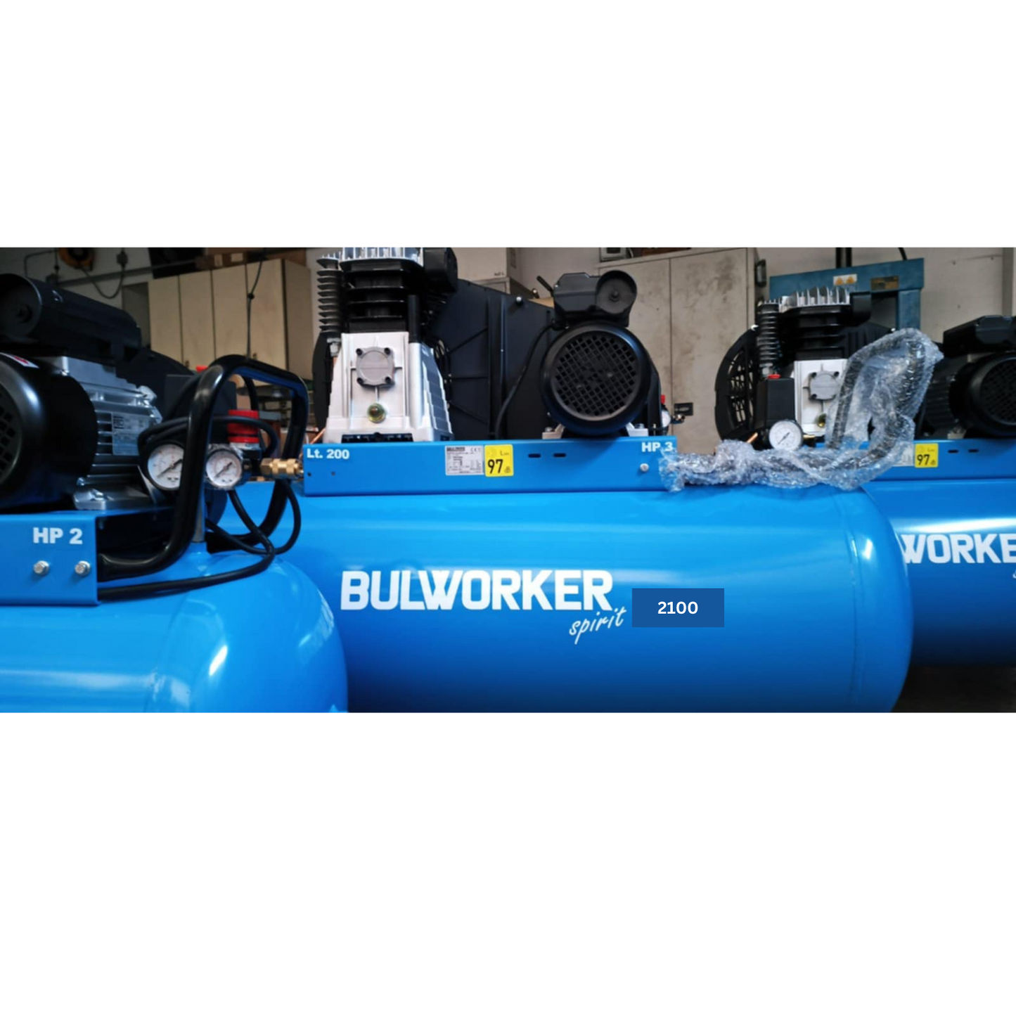 COMPRESSOR BULWORKER SPIRIT 2100 - Επαγγελματικός Συμπιεστής Αέρα