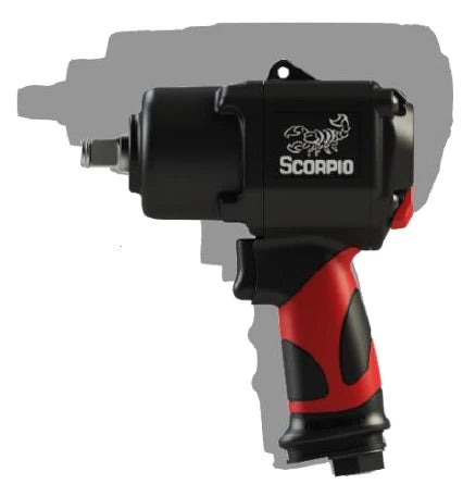 SCORPIO 1 COMPOSITE IMPACT WRENCH PISTOL | Αερόκλειδο Πιστολιού Υψηλής Απόδοσης