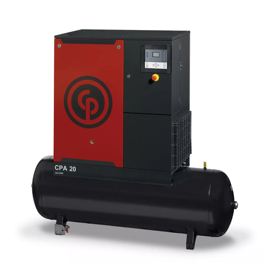 Chicago Pneumatic CPVSd 20HP variable speed rotary screw air compressor industrial VSD unit