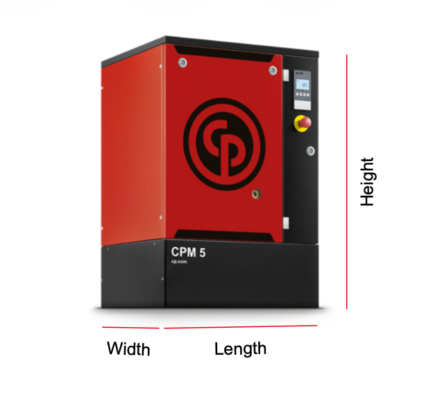 Chicago Pneumatic CPM9D10 400/50 500CE επαγγελματικός αεροσυμπιεστής 500L 400V για βιομηχανική χρήση
