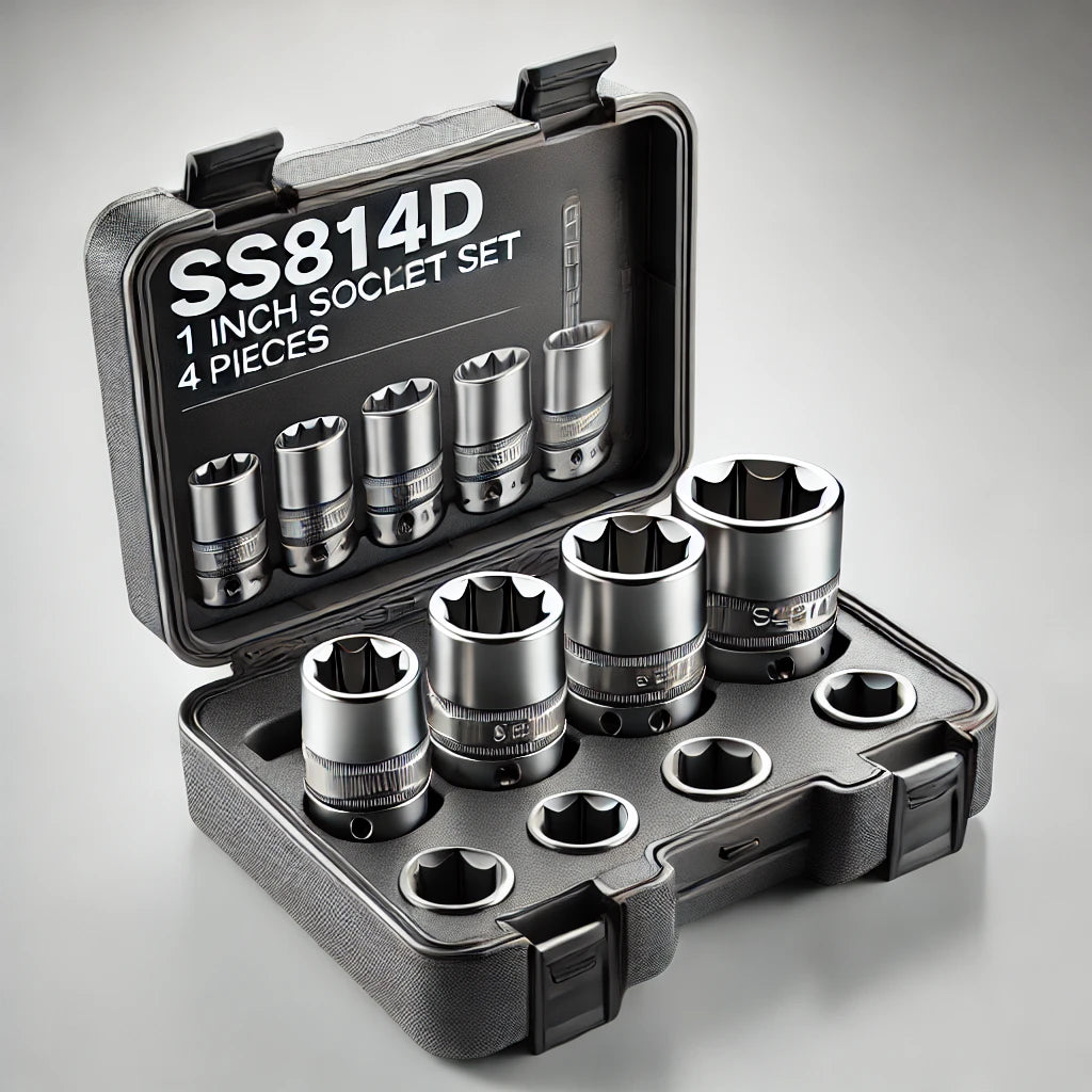 SS814D 1" SOCKET SET (4 Τεμάχια) | Σετ Καρυδάκια 1 Ίντσας