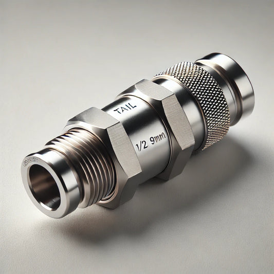 TAIL 1/2M 9MM | 1/2" Air Connector with 9mm Diameter