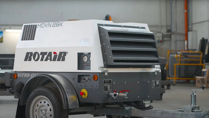 Φορητός Αεροσυμπιεστής Diesel ROTAIR MDVN 26K (25HP - 7 Bar) | Κωδικός: 107095610F