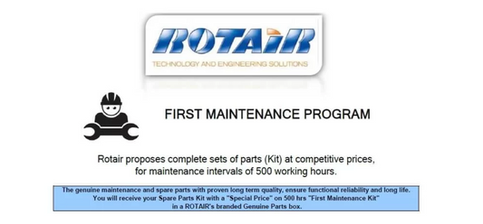 Rotair MDVN53 maintenance kit 500h compressor service kit 204097002S