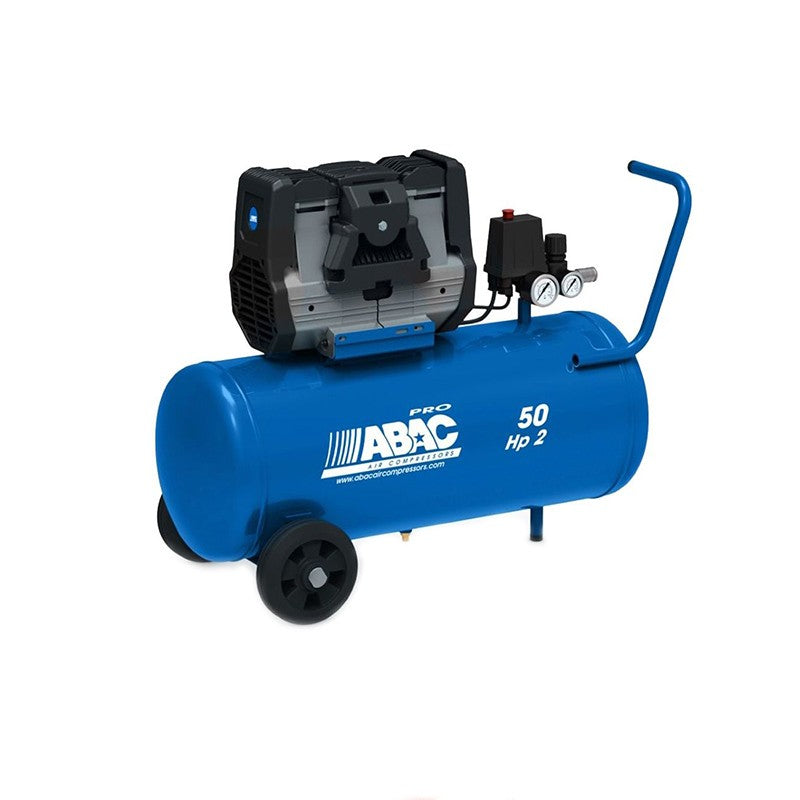 ABAC COMPRESSOR MONTE CARLO 50LTRS 2HP 1PH - Ισχυρός Συμπιεστής Αέρα