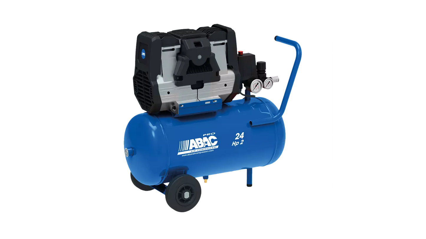 ABAC COMPRESSOR SUPER SILENT 50LTRS 2HP 1PH - Συμπιεστής Αέρα Υψηλής Απόδοσης και Χαμηλού Θορύβου