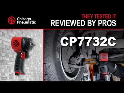 CP7732C Stubby 1/2 inch air impact wrench compact Chicago Pneumatic tool
